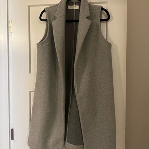 Love Tree Gray Sleeveless Coat
